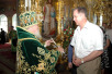 Патриарший визит на Валаам. Божественная литургия в день праздника свв. прпп. Сергия и Германа Валаамских